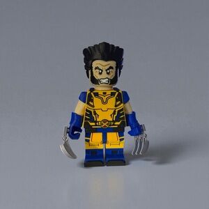 Wolverine Minifigurine - Classic Yellow and Blue X-Men Suit With Claws